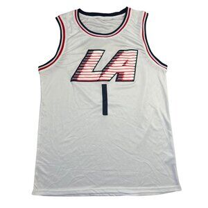 Los Angeles Clippers James Harden #1 Stitched Basketball Jersey Men's WHITE